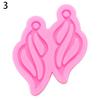 Casting Mould Jewelry Crafts DIY Earrings Mold Epoxy Resin Mold Keychain Pendant Silicone Mold