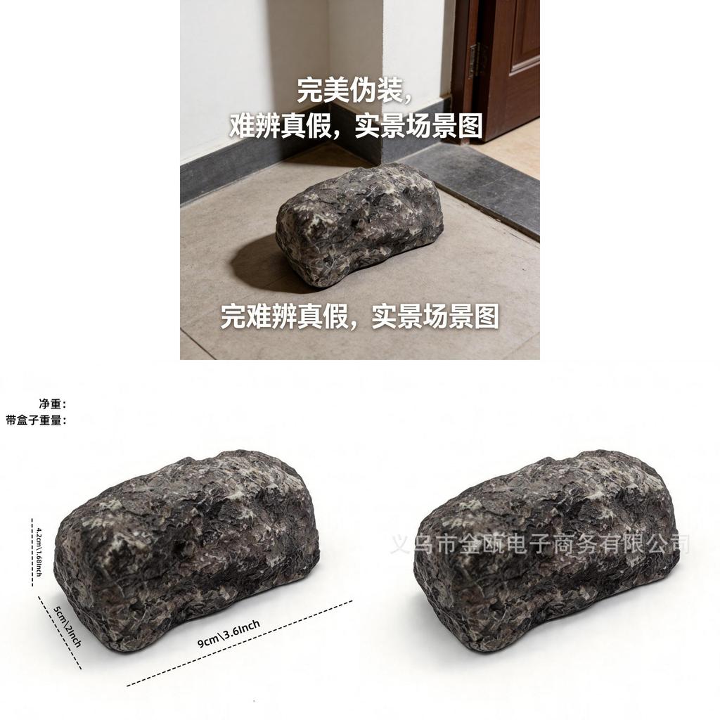 Пластиковый кейс-хранилище для ключей из смолы с крышкой для дома, офиса и сада