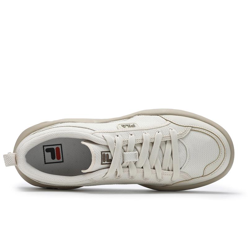 Fila Печенье Серия Ретро Прочные Дышащие Быстросохнущие Легкие Теплые Низкие парусиновые кеды Мужские кроссовки Березово-коричневый F12M522301FBI