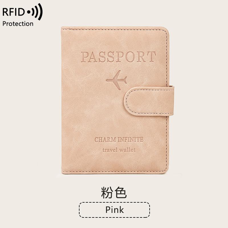 Новая противокражная сумка-кошелек для паспорта с эффектом кожи, многофункциональная портативная сумка для документов, дорожный держатель для паспорта