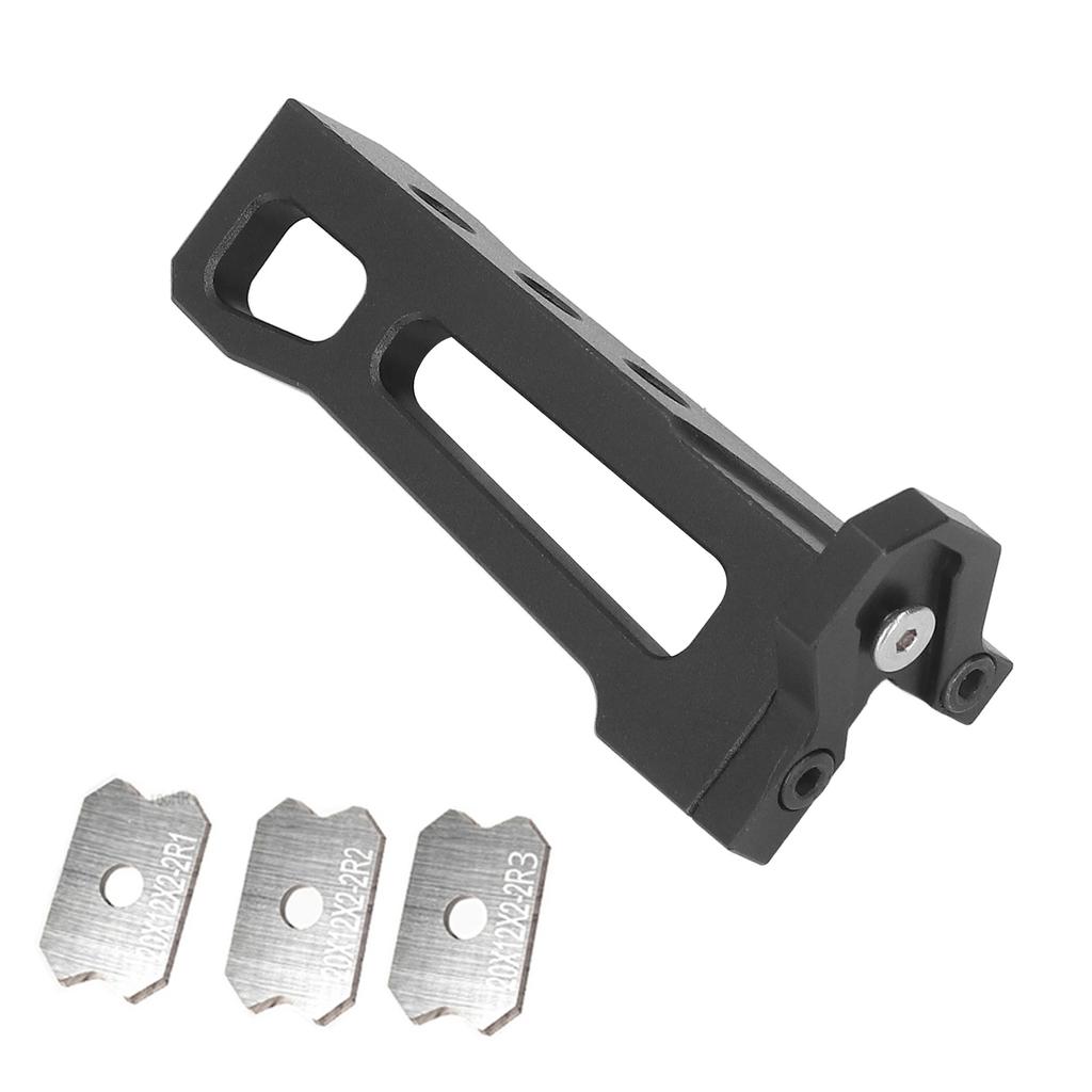 Деревообрабатывающий триммер Деревообрабатывающий триммер Алюминиевый сплав Ручной рубанок для дерева Дуговой деревообрабатывающий скребок с 3 лезвиями