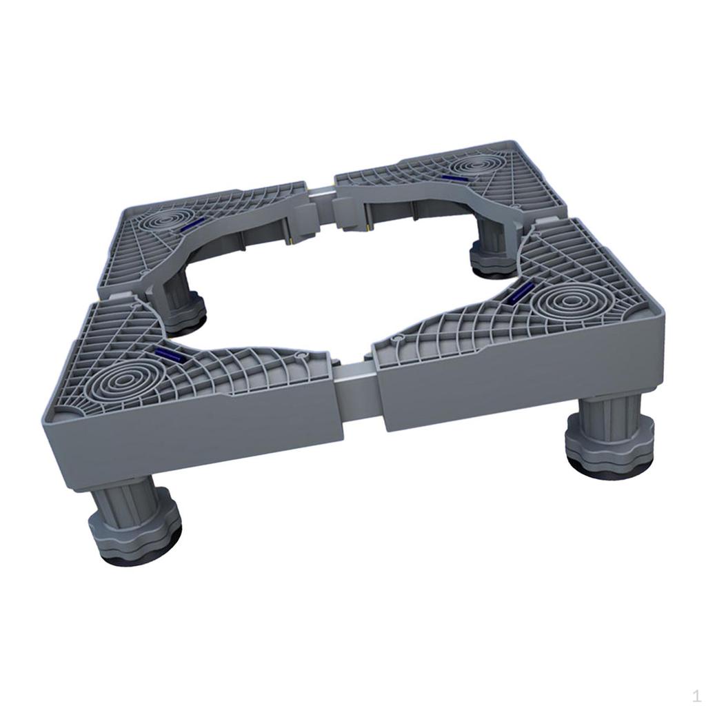 Adjustable Washing Machine Base Laundry Dryers Holder Washer Pedestal Fridge Undercarriage Stand
