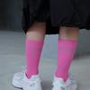 STUDIO SOCKSTOP OOSS Women's Reflective Running Crew Socks in Pink