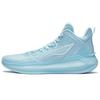 Li Ning Liren 3 Амортизация Озеро Скользкие Устойчивые к истиранию Средние Баскетбольные кроссовки Мужские Светло-синие ABAS089-4