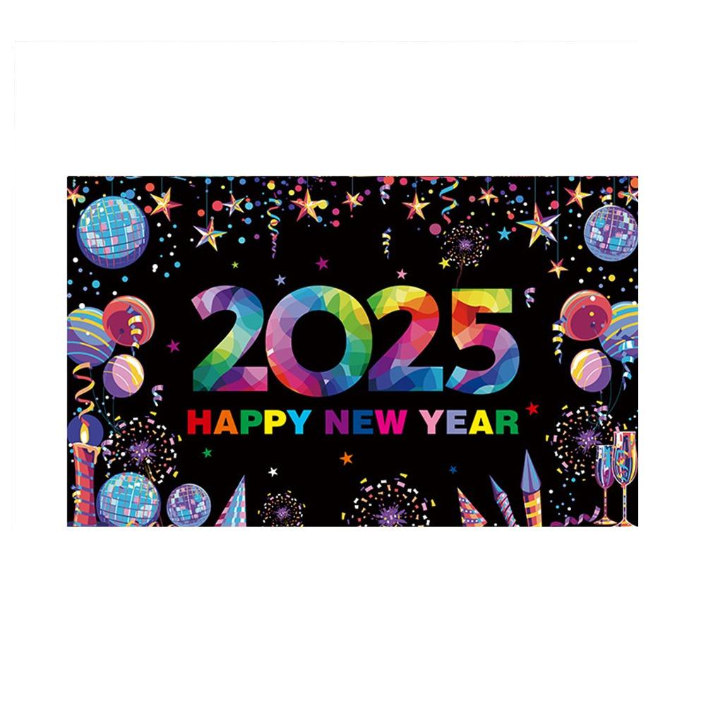 New Year Theme Happy New Year Photography Backdrop Background Banner Home Party Decor