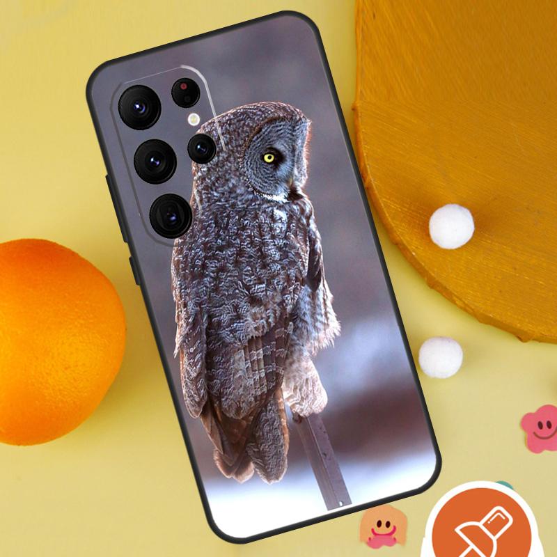 Камуфляжный чехол-сова для Samsung Galaxy S25 Ultra S24 S23 S22 S21 Ultra S9 S10 Plus S20 FE Funda Cover