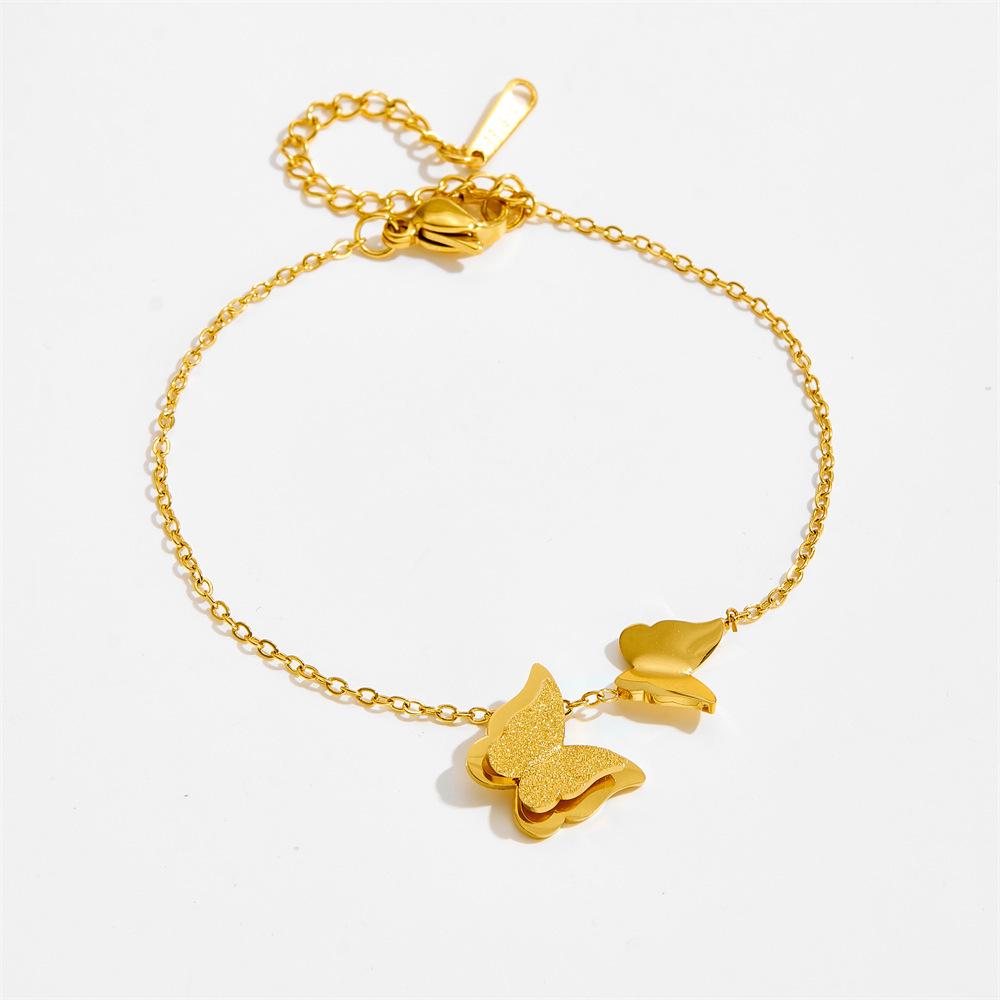 Корейский браслет женской моды из титановой стали Дун Дэмун - Нержавеющий, Высококлассный, Дизайн через границу.