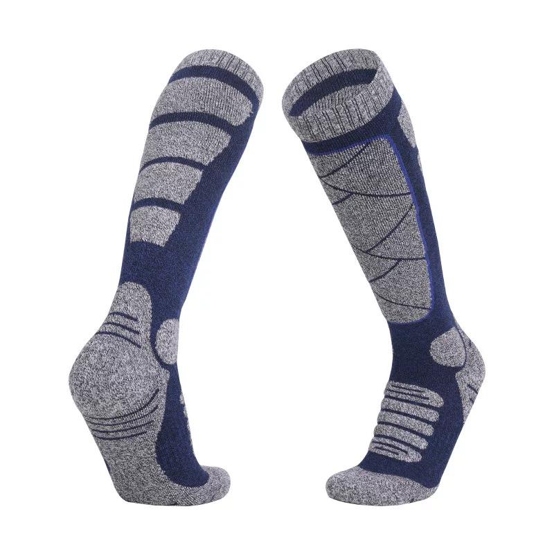 Ski Socks Unisex Thickened High Long Tube Adult and Children Heattech Outdoor Quick-Drying Climbing Socks Towel Bottom Athletic Socks