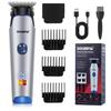 Solimpia Машинка для стрижки волос для мужчин Беспроводной Профессиональный 0 мм Триммер для бороды Перезаряжаемый Т-образный триммер Набор