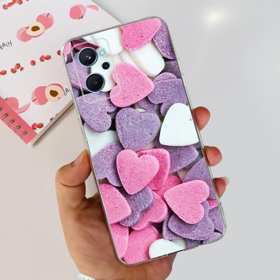 Чехол для Realme 9i RMX3491 Новый модный окрашенный чехол Прозрачный силиконовый мягкий ТПУ чехол для телефона Для Realme 9i 5G RMX3612 Realme9i Fundas