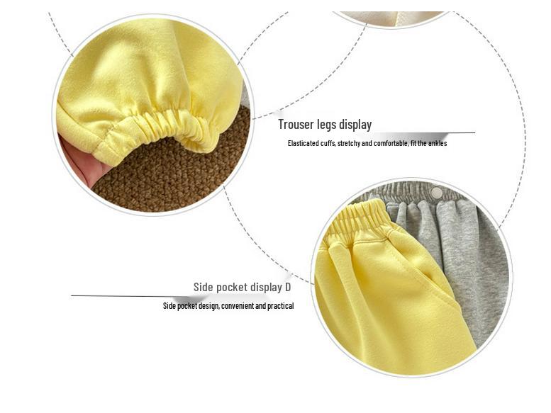 Children's Spring/Autumn Sporty Sweatpants - Unisex, Loose Fit, Versatile and Stylish Korean Baby Trousers