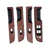 For Nissan Y61 2005 To 2026 Car Door Armrest Upper Panel Trim Window Glass Lift Switch Panel Cover 74232-0K620 Wood Grain