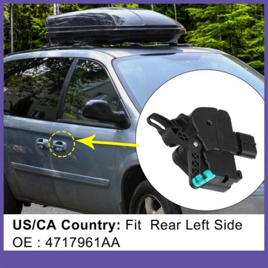 Rear Left Side Door Latch Lock Actuator Assembly Single  for Dodge Caravan