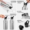 500ml Stainless Steel Water Bottle, Seamless, Easy to Clean, Suitable for Bicycles, Thermoses, Coffee, Carbonated Drinks, Stylish, Vacuum Insulated, K