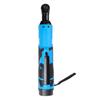Blue 100N.m Electric Wrench Cordless Ratchet Rechargeable Scaffolding Right Angle Wrench with  2 Battery Charger Power Tool 18V 3/8Inches
