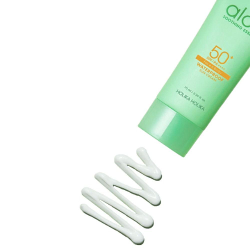 HOLIKA HOLIKA Водостойкий солнцезащитный крем с алоэ SPF 50+ PA++++, 70 мл, 5 шт.