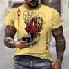 Летняя красочная мужская футболка с принтом покерных драгоценных камней 3D Мужская модная повседневная футболка с изображением Иисуса и короткими рукавами