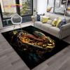 Gothic Serpent Viper 3D Python Snake Carpet Rug for Home Living Room Bedroom Sofa Doormat Decor,kids Area Rug Non-slip Floor Mat