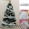 Рождественские хрустальные марлевые ленты елочные украшения для дома двери Navidad Noel Kerst Подарки