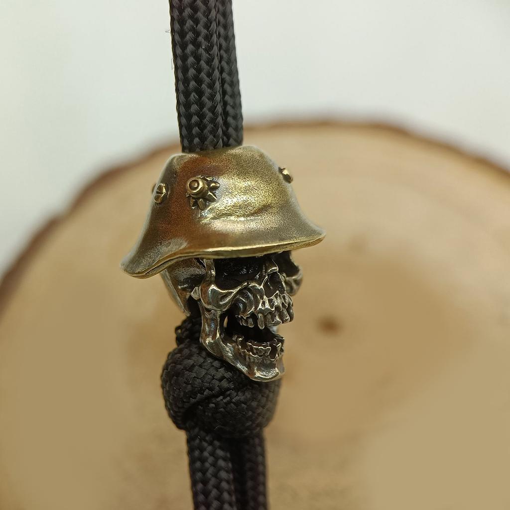 Шлем Череп Солдат Форма Паракорд Бусины Шнурок Бусина Модный Шарм Бусины для DIY Шнурка Брелоков Подвесок