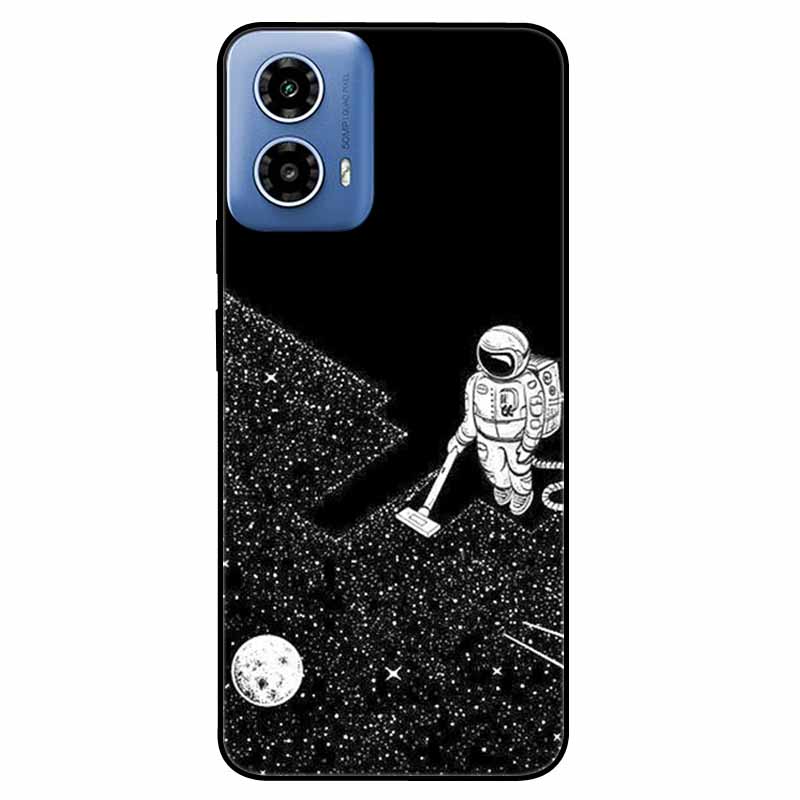 For Moto G34 5G Case G 24 Soft Silicone Fashion Animals TPU Bumper for Motorola Moto G24 G04 Painted Phone Covers Luxury Capa