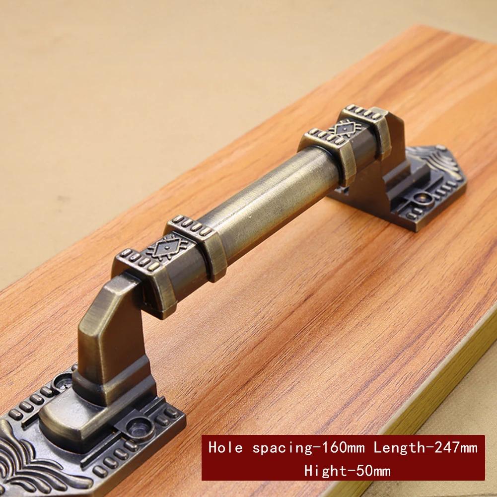 Ручка для двери амбара, ручка из алюминиевого сплава, прочная ручка для шкафа, антикварная раздвижная дверь, деревянная фурнитура для двери амбара