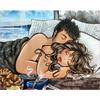 Full 5D Diy Diamond Painting Loving Men and Women Diamond Embroidery Full Lay Anime Cross Stitch Kits Home Decor Handmade Gift