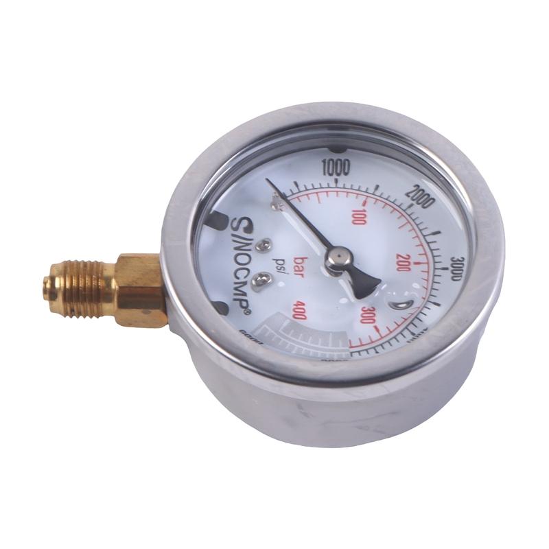 Digital Hydraulic Pressure Gauge 40Mpa/0-400bar/0-6000Psi Hydraulic Air Gas Water Oil Pressure Gauge