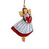 Santa Claus Hanging Pendants Cartoon Angel Girl Drop Ornaments Christmas Decorations  Festival