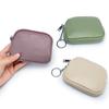 Slim Wallet for Women Soft Cow Leather Womens Coin Purse Genuine Leather Zipper Coin Wallet Casual Key Holder Small Money Bag CLE