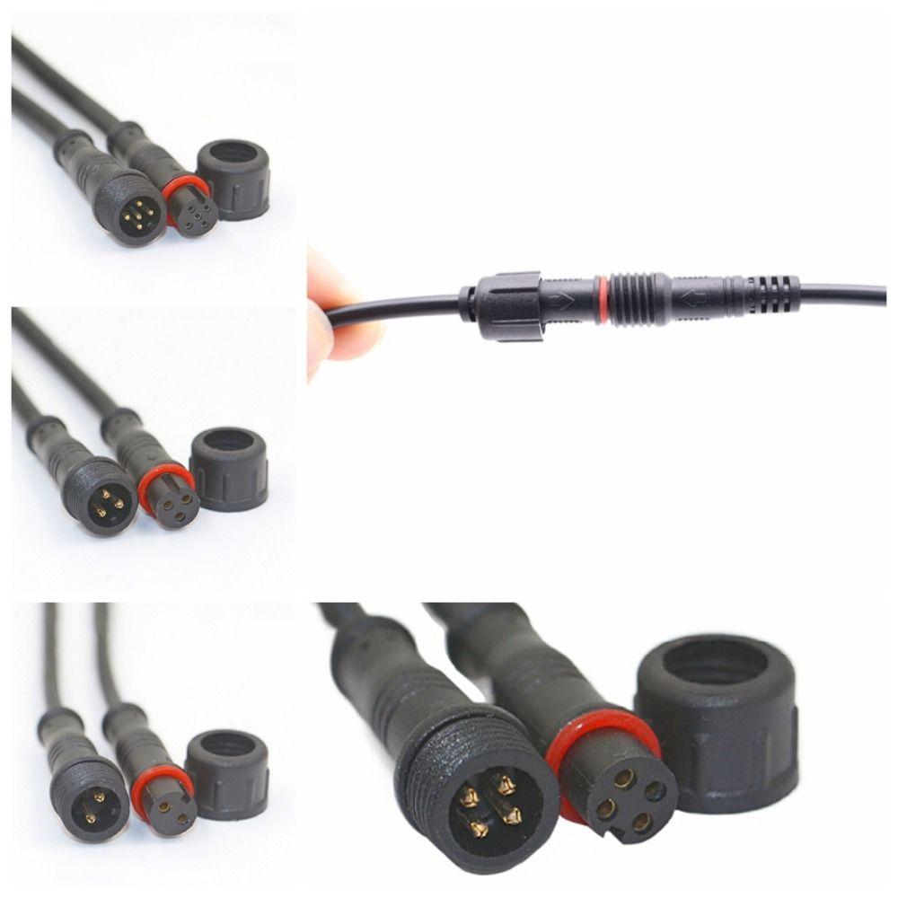 2-контактный/3-контактный/4-контактный/5-контактный светодиодный водонепроницаемый кабельный разъем для светодиодных лент