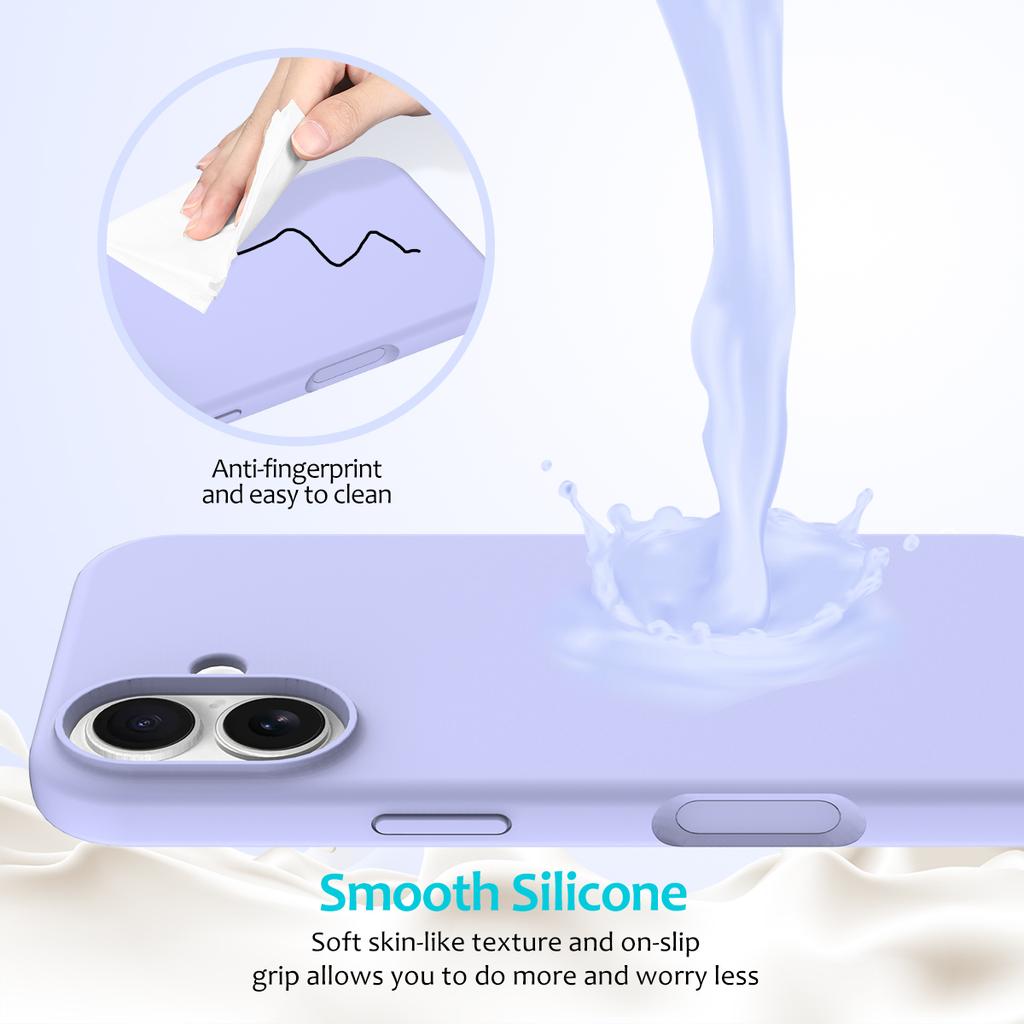 Противоударный чехол из жидкого силикона для IPhone 17 Air 16 15 14 13 12 Pro Max 16Pro Защитный бампер для камеры