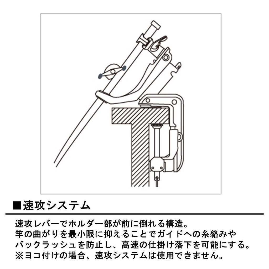 Daiwa Держатель удилища Power Holder Quick Attack 160CH Красный