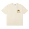 24SS cross-border European and American tide brand RHUDE micro-label letter wheat ear badge short-sleeved t-shirt men's and women's American high