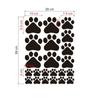 22Pcs/set Children's Room Removable Vinyl Wall Stickers Cat Dog Paws Home Mural Refrigerator Decal