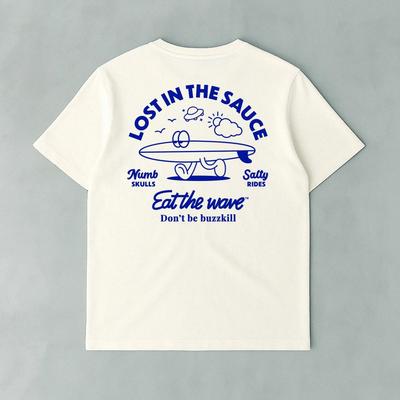Спортивная уличная одежда PerRetro Surf Street Trend с принтами Летняя одежда Люксовый бренд Хлопковые футболки для мужчин и женщин Унисекс