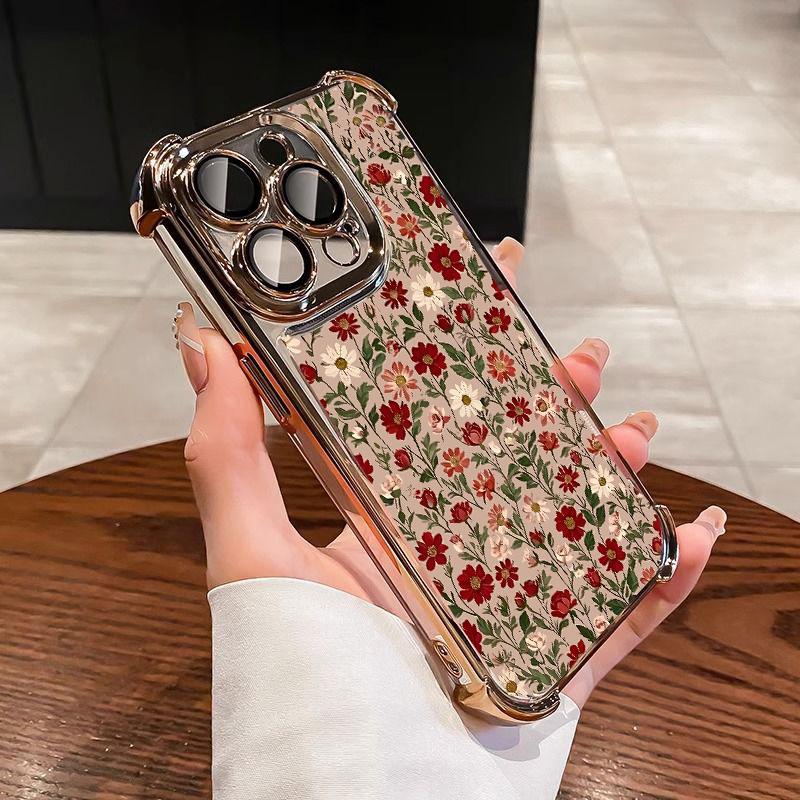 Прозрачный чехол с цветочным покрытием для Huawei Honor X5C X7D X9D 400 Pro Magic 7 Lite X8C X8B X8 X8A X7A X6C X9B X5B X6A X9A Чехол с подушкой безопасности