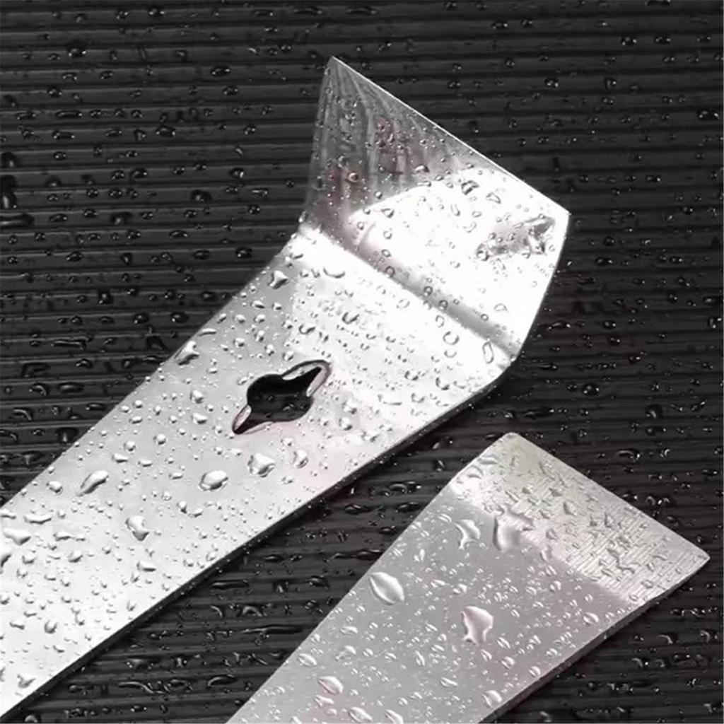 Скребок 3 в 1 из нержавеющей стали, ломы для деревообработки, плоская головка, подъем деревянных досок, демонтажный шпатель, ручной инструмент для подъема гвоздей