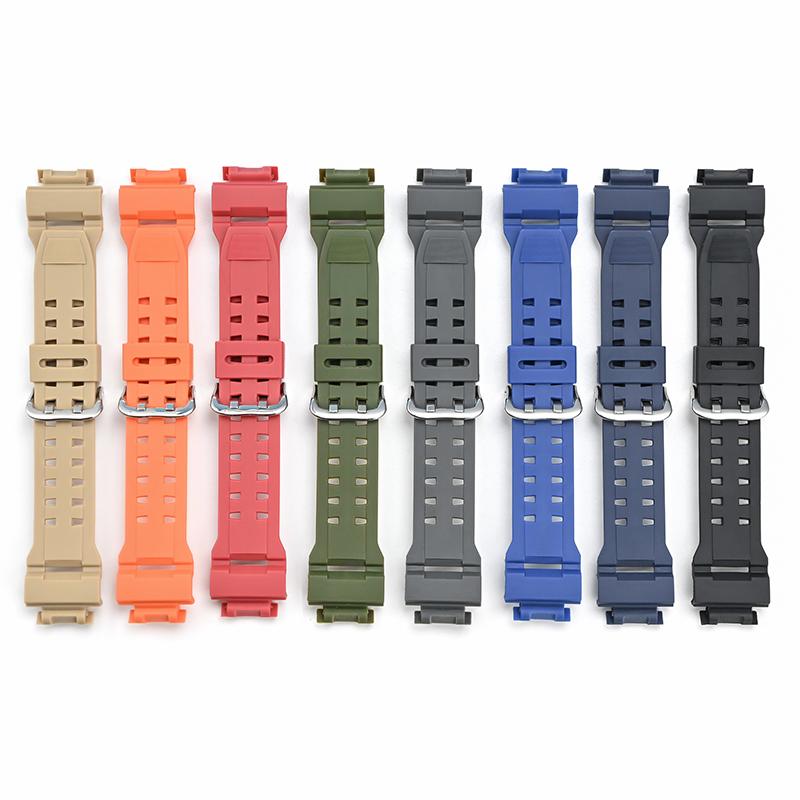 Камуфляжный спортивный ремешок из смолы и резины для серии Casio G-Shock G-9200 - Водонепроницаемый и прочный с инструментами для установки