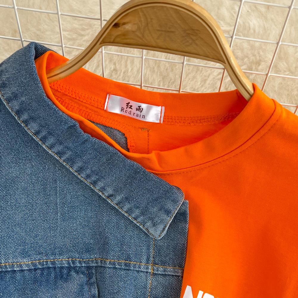 Элегантные летние женские лоскутные джинсовые рубашки, винтажные повседневные тонкие блузки, топы с поясом, женский модный пуловер, одежда, новинка