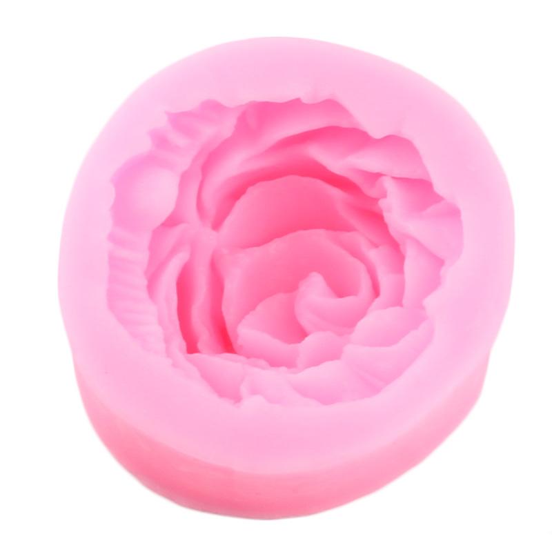 Силиконовая форма с цветком розы, инструменты для украшения торта помадкой, DIY конфеты, формы для выпечки шоколадной мастики, формы для свечей, мыла, смолы, глины