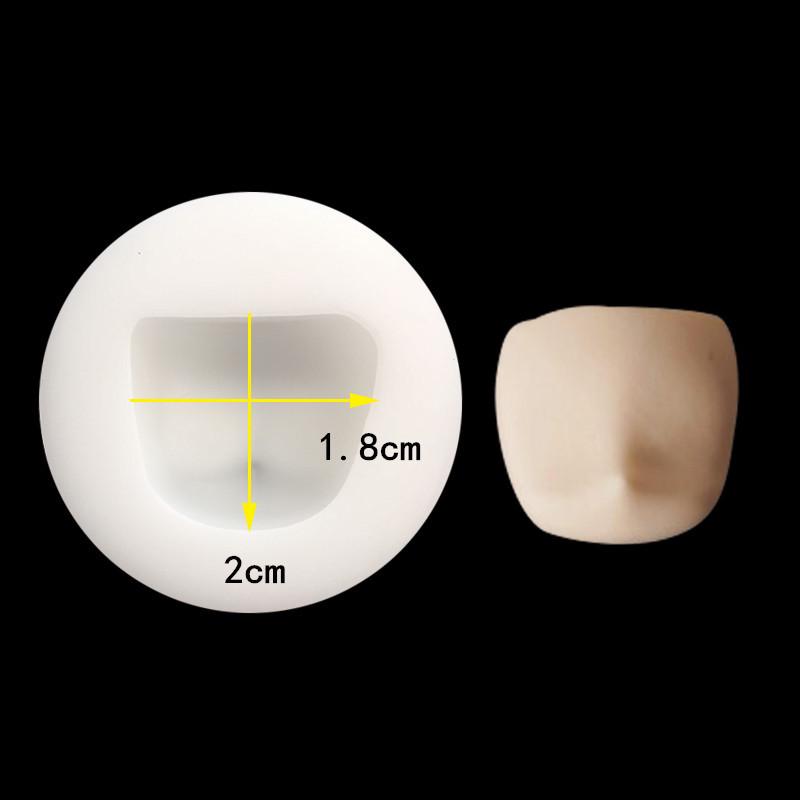 Универсальная силиконовая форма для лица для глины и керамики