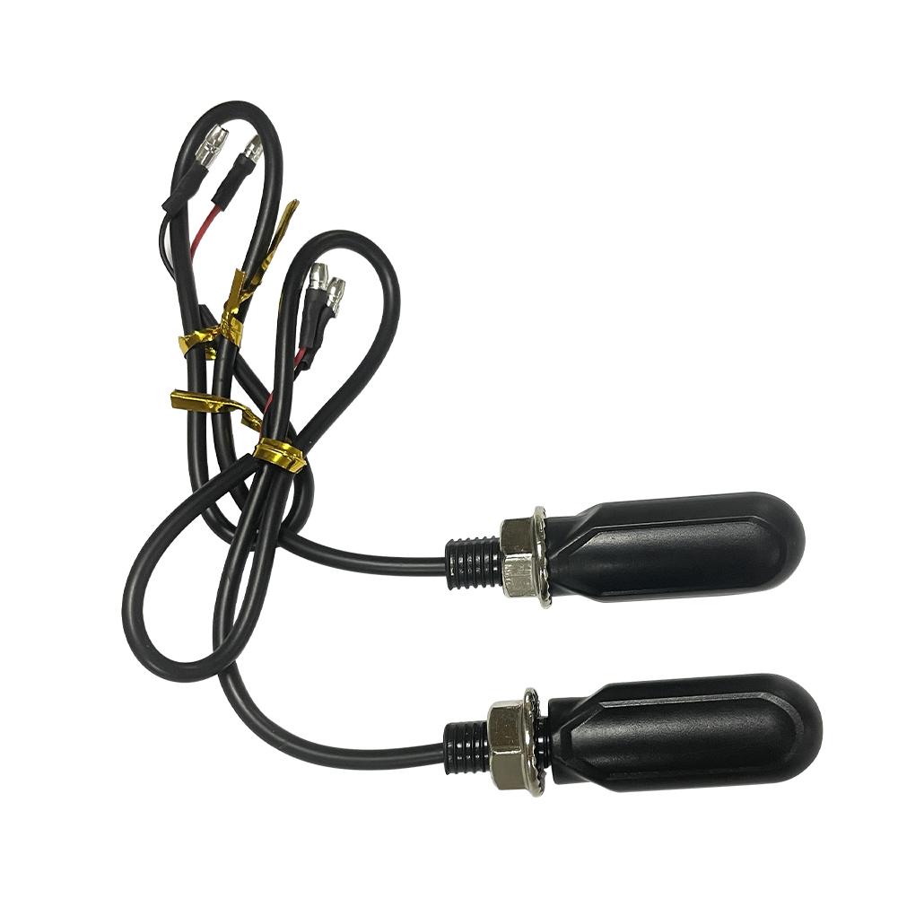 2 шт. 3 светодиода мини 12 В мотоциклетные указатели поворота лампы индикаторы мигалка янтарный мотоцикл