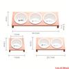 Dog Feeders Bowls Bamboo Tableware Ceramic Pet Water Bowl High Grade Anti Skid Pet Supplies Dog Bowl