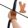 Archery Shoot Glove Faux Leather Hand Guard Youth Adult Finger Protector Outdoor Bow Arrow Hand Protection