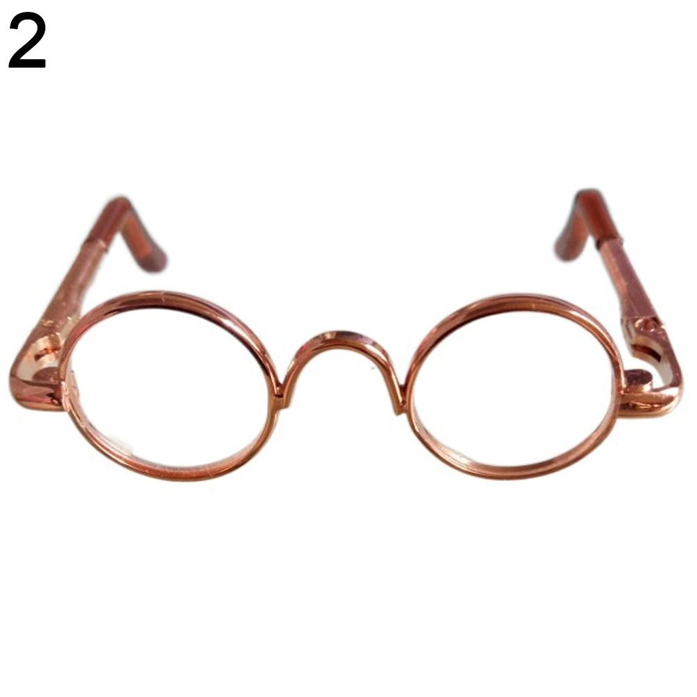 Accessories Mini Plush Doll Glasses Clothes Plush Doll Eyeglasses Cute Round Frame For 10cm Dolls
