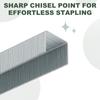 Скобы для степлеров Staples Скобы по вместимости для стандартного плавного сшивания для дома и офиса Серебристые M&G 23/10 Сверхпрочные степлеры, 10 000 (1 000 коробок),