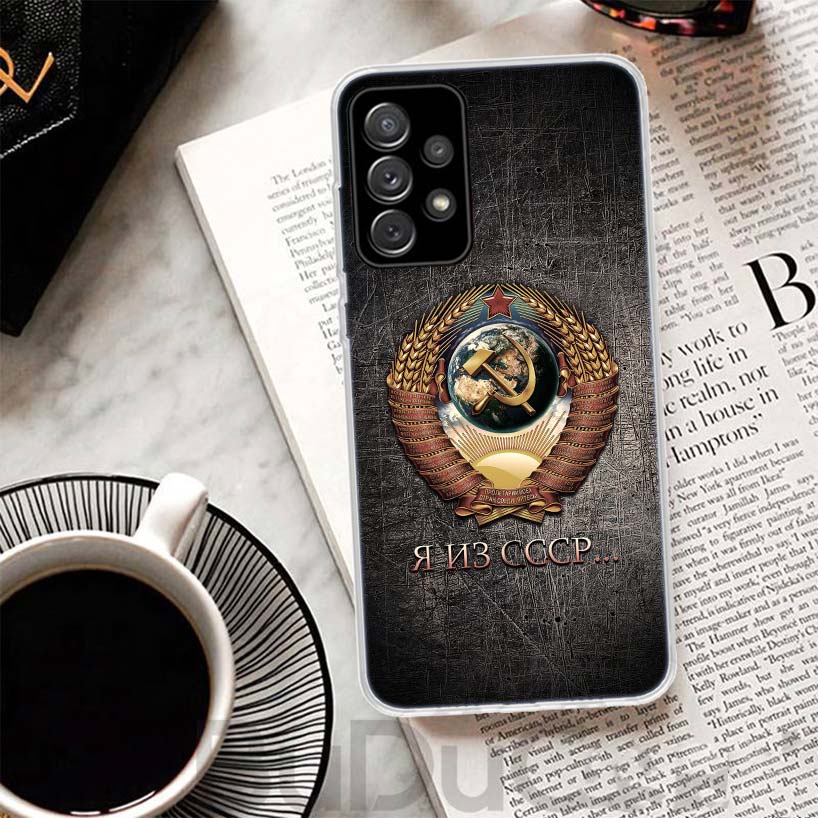 Russian Stalin Ussr Communism Phone Case For Samsung Galaxy A15 A14 A54 A13 A53 A12 A52S A55 A22 A23 A24 A32 A33 A34 A25 A35 A03