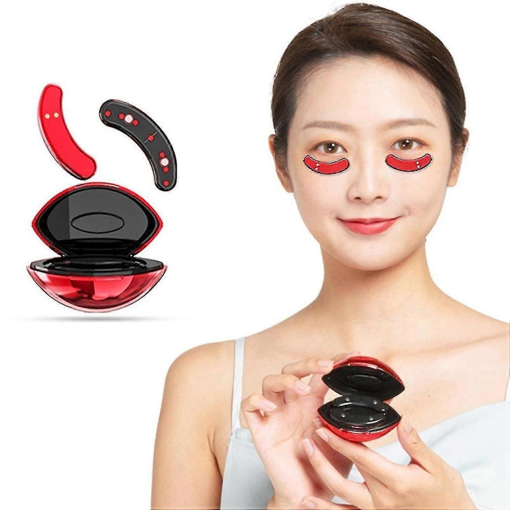 Microcurrent eye care massager mini eye beauty instrument hot compress dark circles