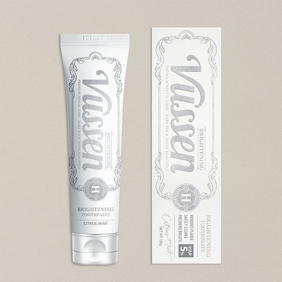 VUSSEN H Toothpaste Citrus Mint Flavor 120g